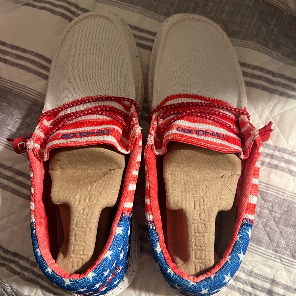 Hey dude Wendy American flag shoes